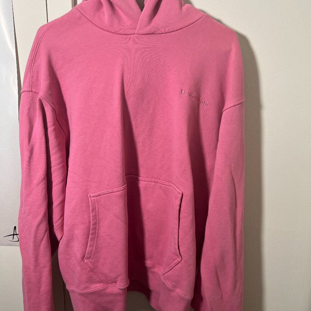 Limited Edition Adidas x Humanrace Pink Hoodie - Exclusive Style Meets Comfort!